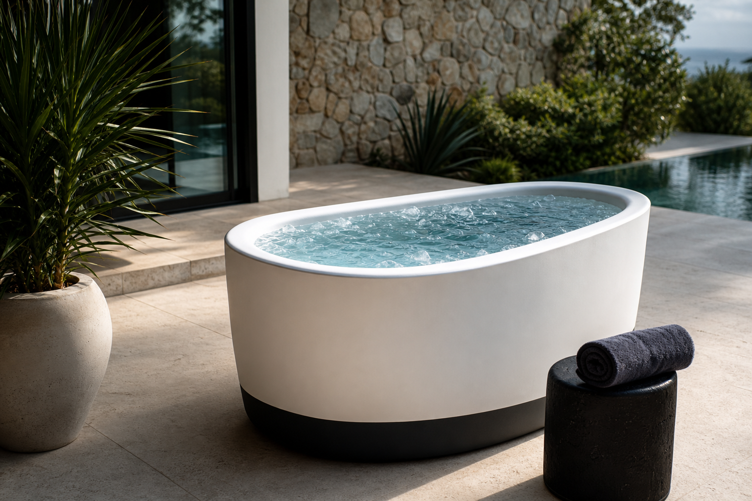 Home cold plunge tub