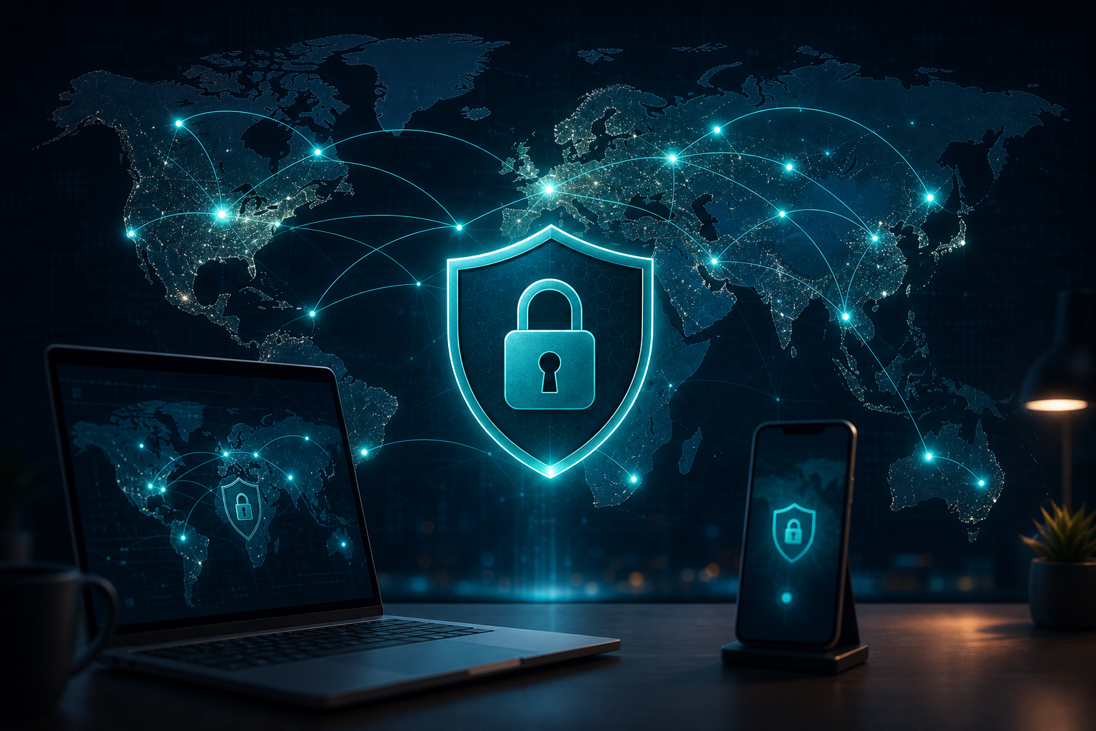 VPN security concept